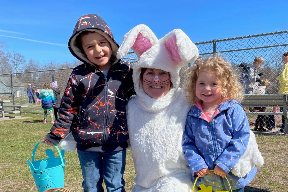 Easter Bunny with Friends