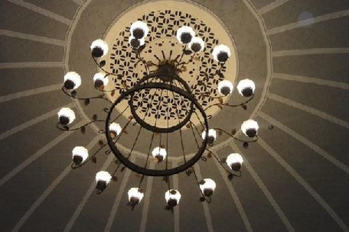 Town Hall Auditorium Chandelier by Phyllis Haut