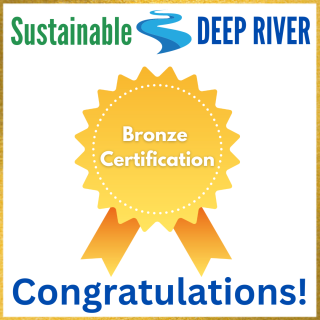 Sustainable Deep River Bronze Certification Congratulations!