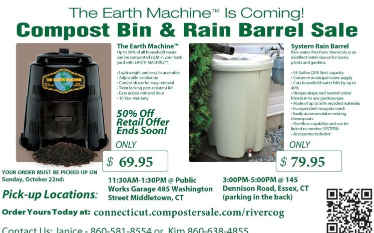 Compost Bin & Rain Barrel Sale